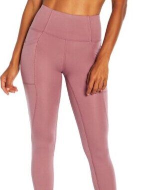 Aeropostale Dusty Pink High-Waist Leggings with Side Pockets